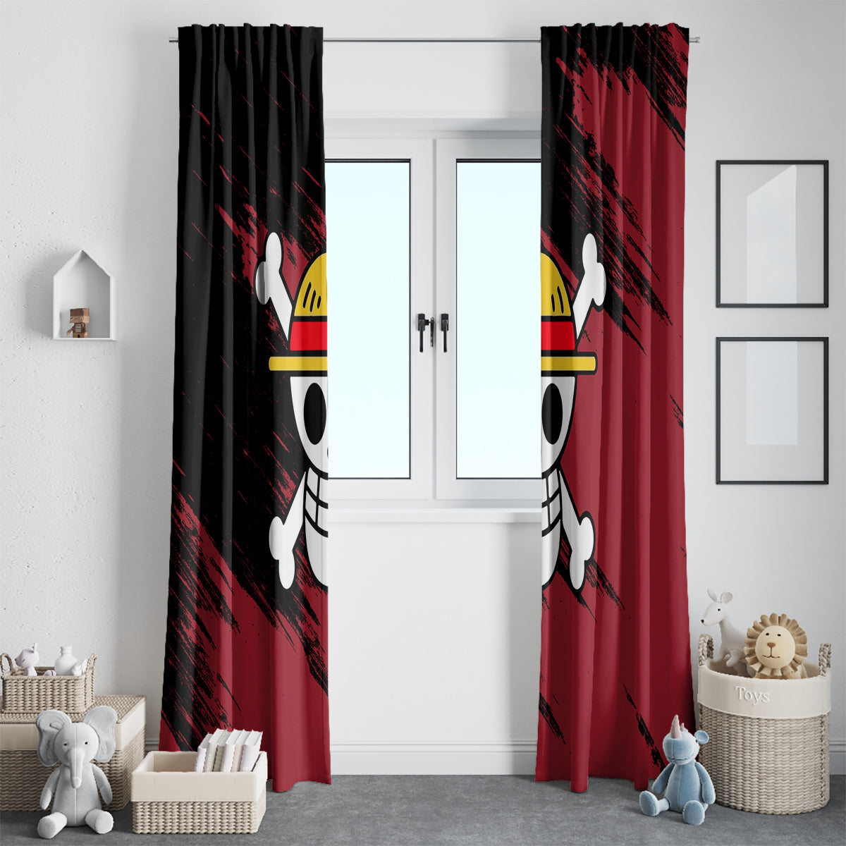 Monkey D. Luffy - One Piece Window Curtain
