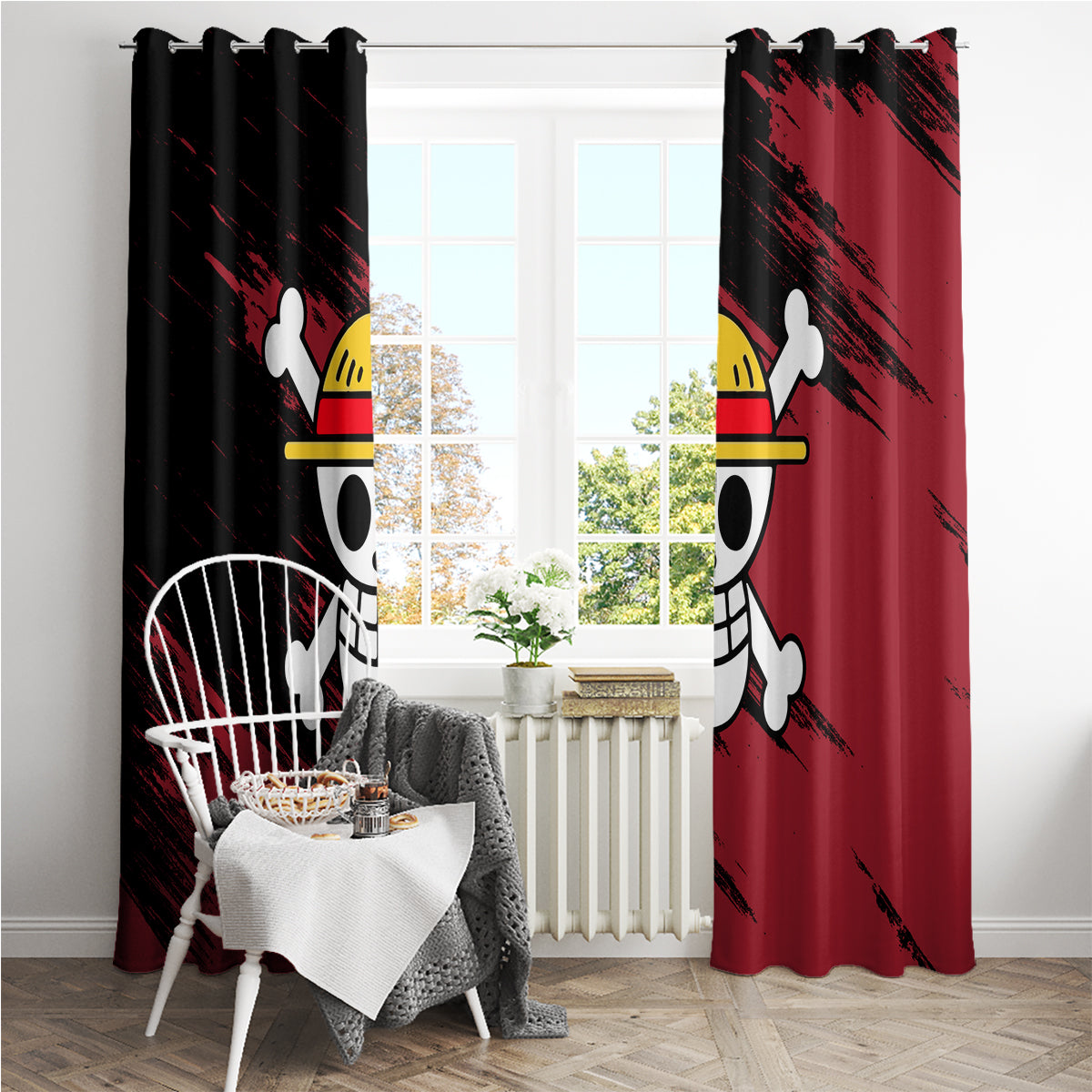 Monkey D. Luffy - One Piece Window Curtain