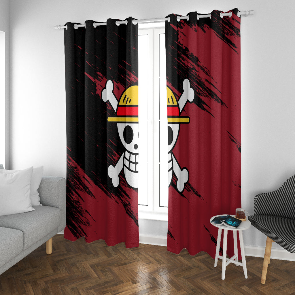 Monkey D. Luffy - One Piece Window Curtain