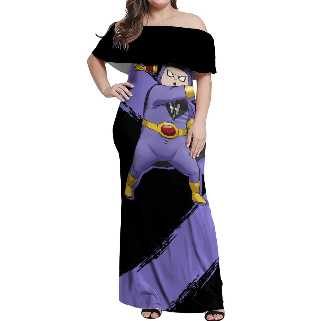 Dr. Hedo - Super - Dragon Ball Off Shoulder Maxi Dress