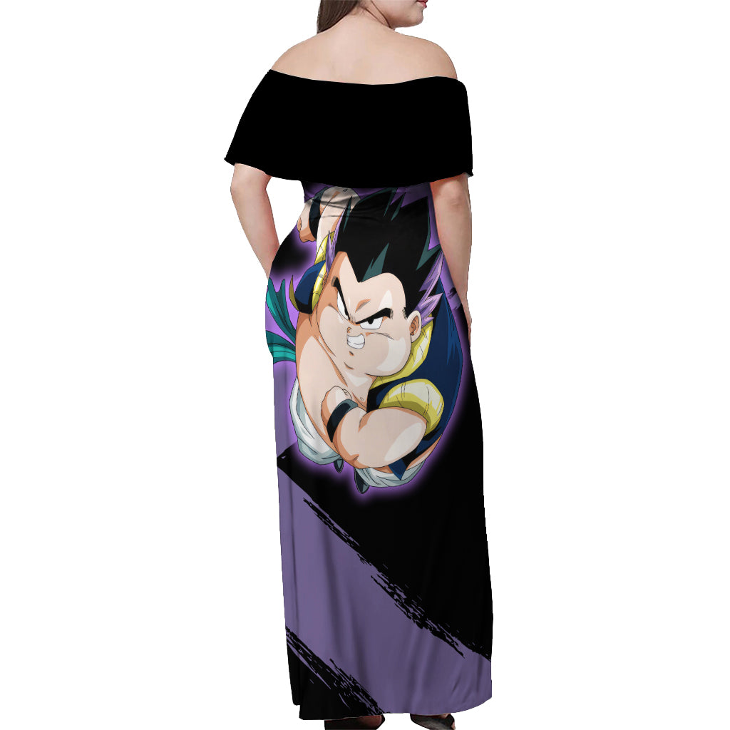 Gotenks - Dragon Ball Off Shoulder Maxi Dress