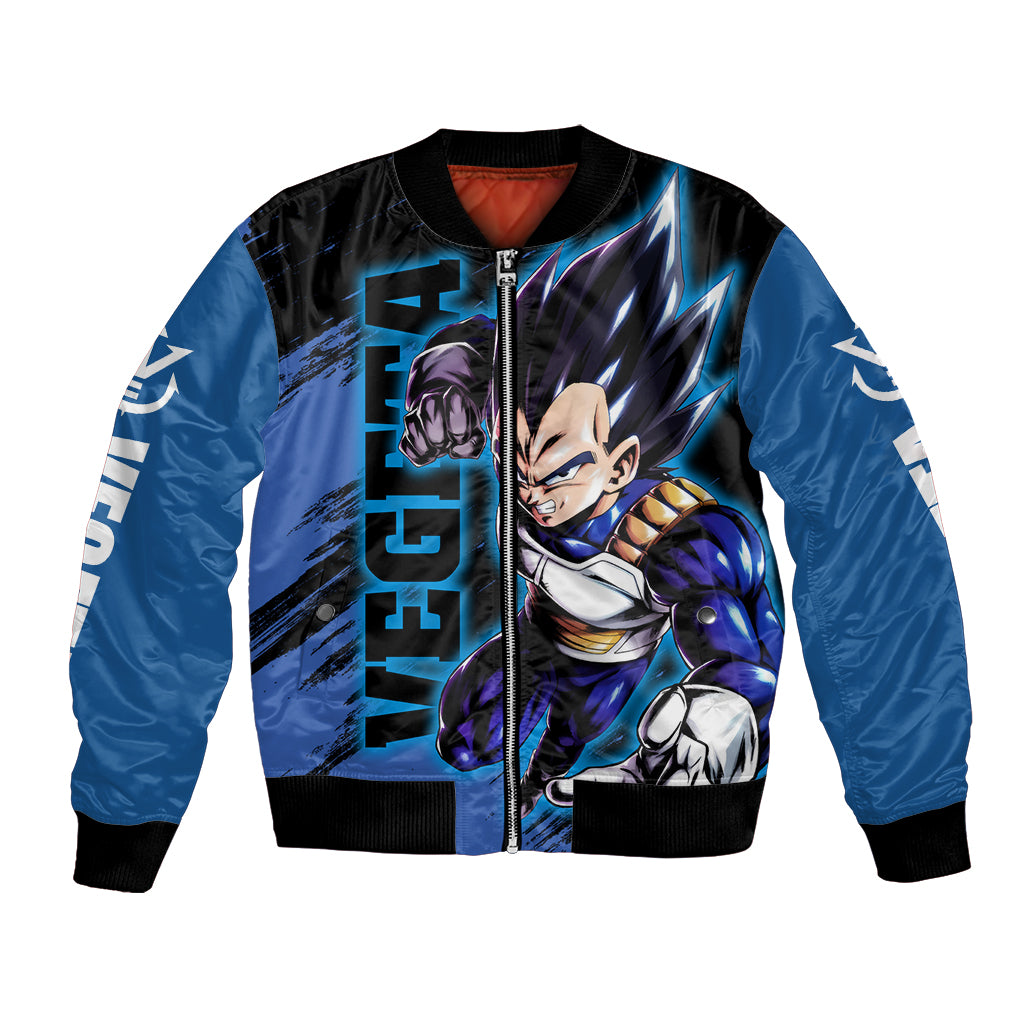 Vegeta Hoodie Dragon Ball Anime Bomber Jacket
