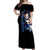 Vegeta Hoodie Dragon Ball Anime Off Shoulder Maxi Dress