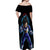 Vegeta Hoodie Dragon Ball Anime Off Shoulder Maxi Dress