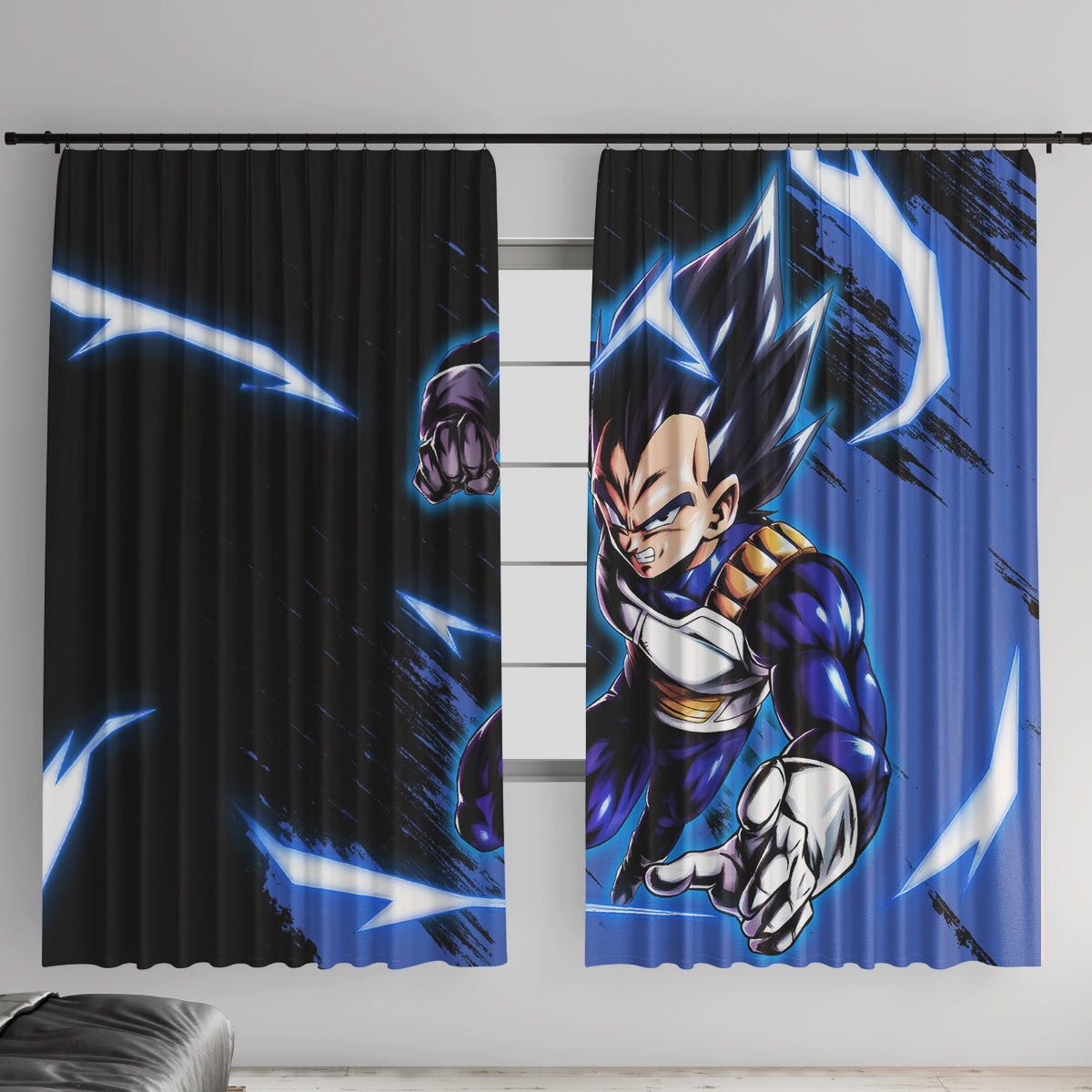 Vegeta Hoodie Dragon Ball Anime Window Curtain