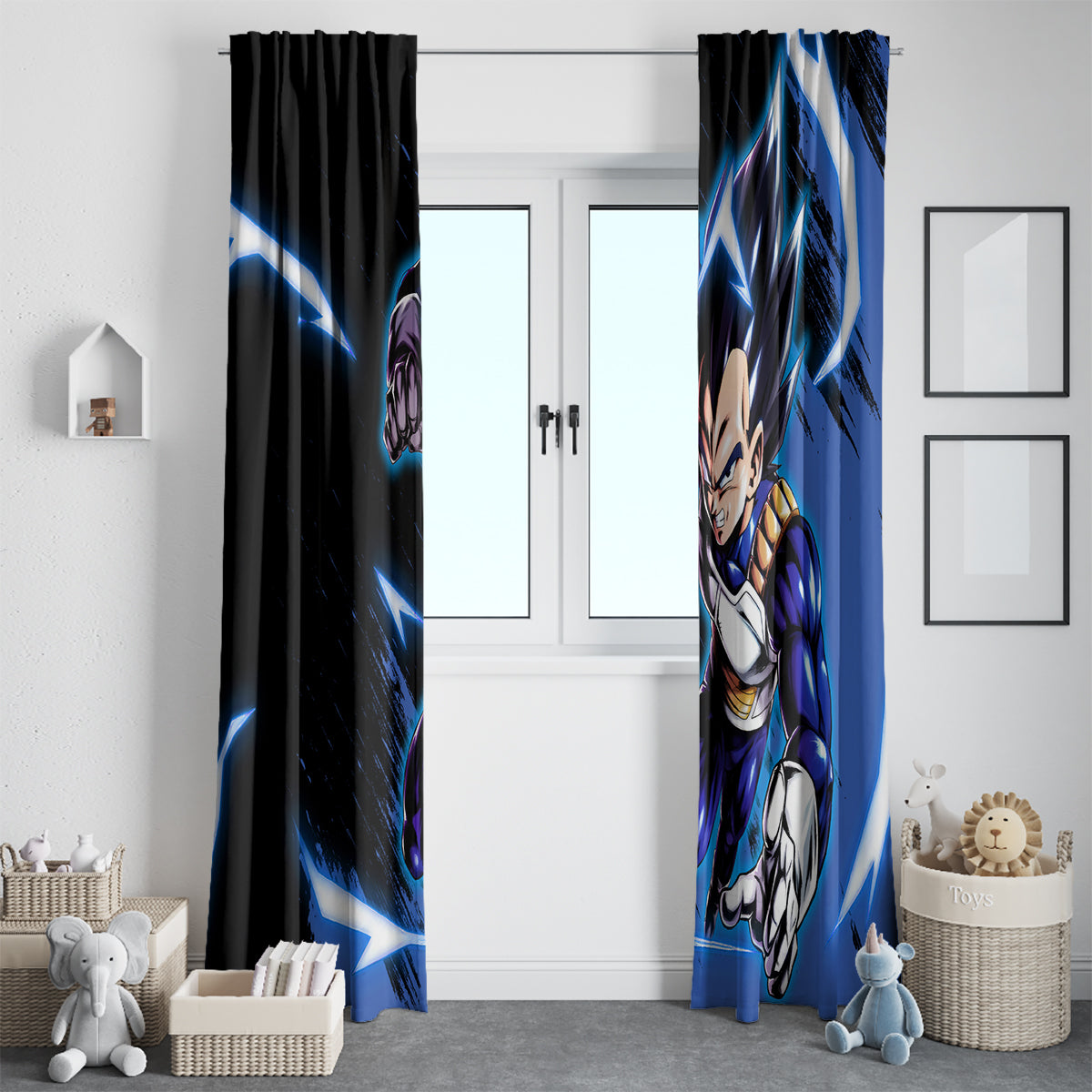 Vegeta Hoodie Dragon Ball Anime Window Curtain