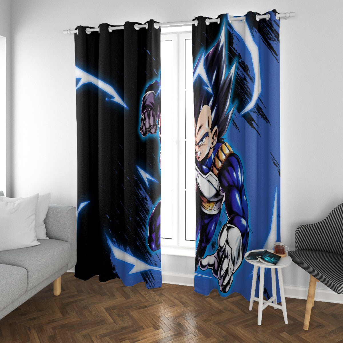 Vegeta Hoodie Dragon Ball Anime Window Curtain