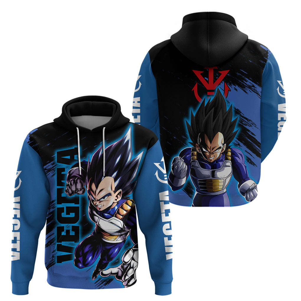 Vegeta Hoodie Dragon Ball Anime Zip Hoodie