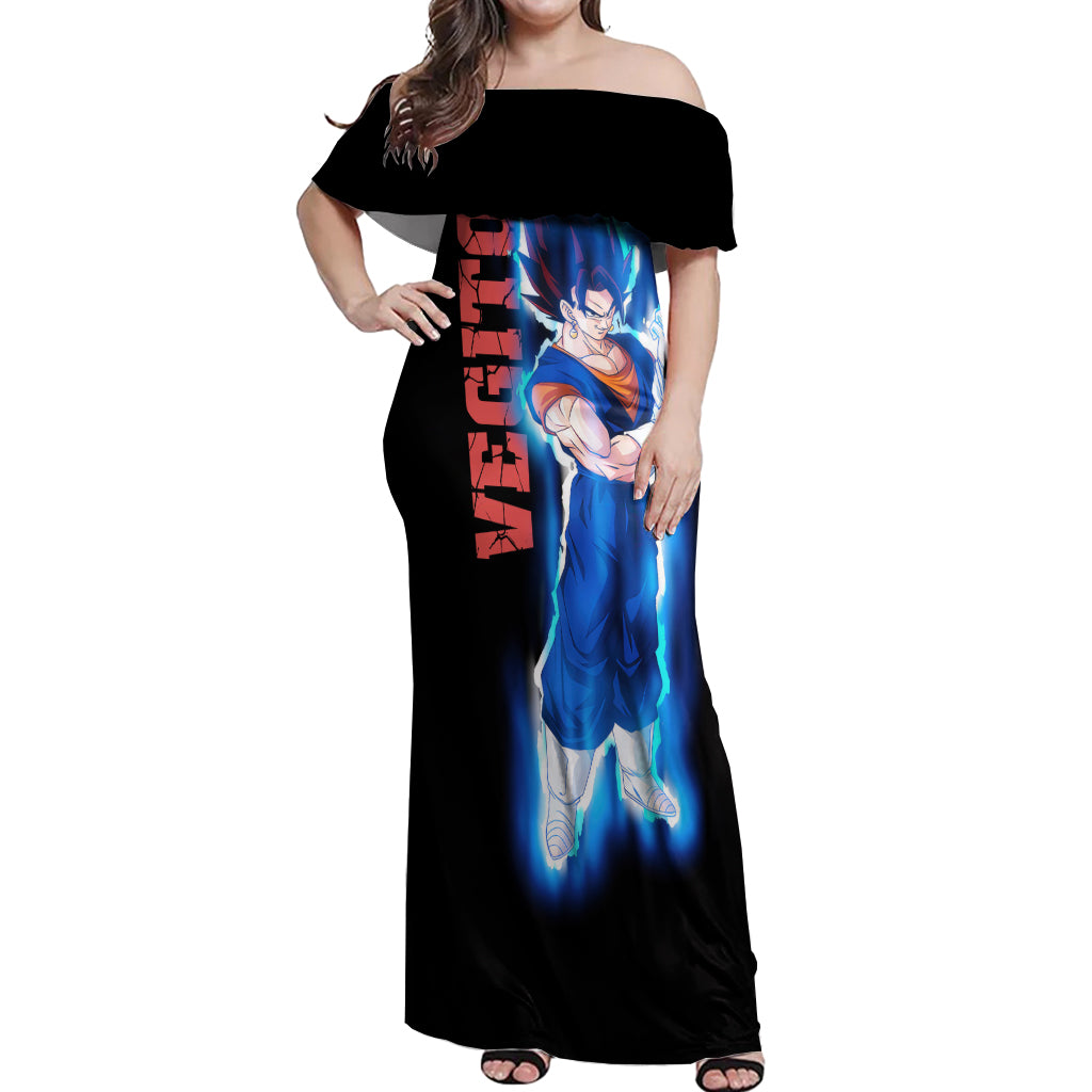 Vegito - Dragon Ball Off Shoulder Maxi Dress