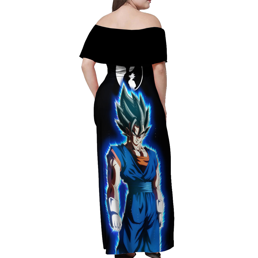 Vegito - Dragon Ball Off Shoulder Maxi Dress