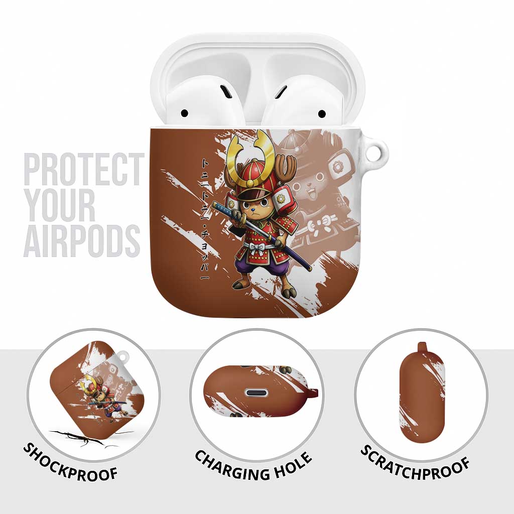 Tony Tony Chopper in Samurai Armor AirPods Case Wano-Inspired Chibi Warrior Style