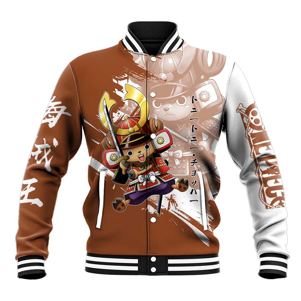 Tony Tony Chopper in Samurai Armor Baseball Jacket Wano-Inspired Chibi Warrior Style