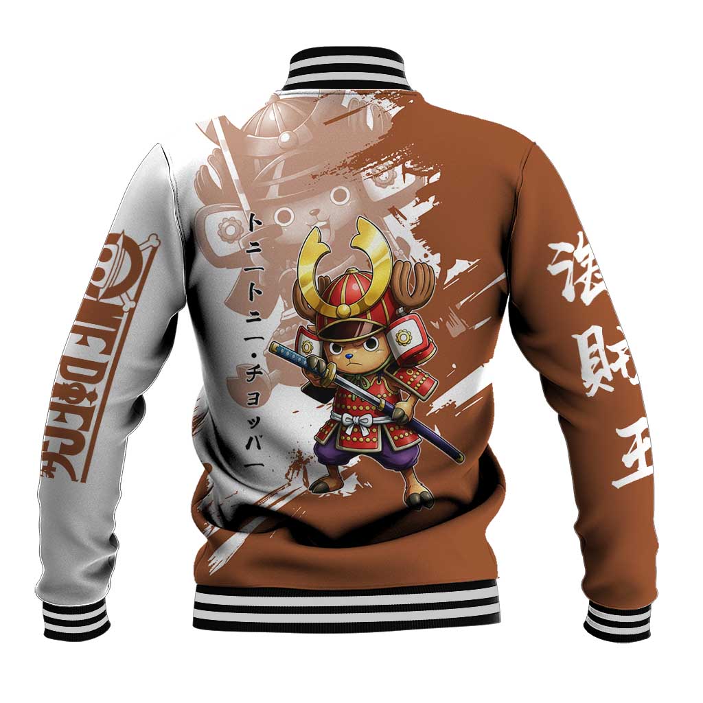 Tony Tony Chopper in Samurai Armor Baseball Jacket Wano-Inspired Chibi Warrior Style
