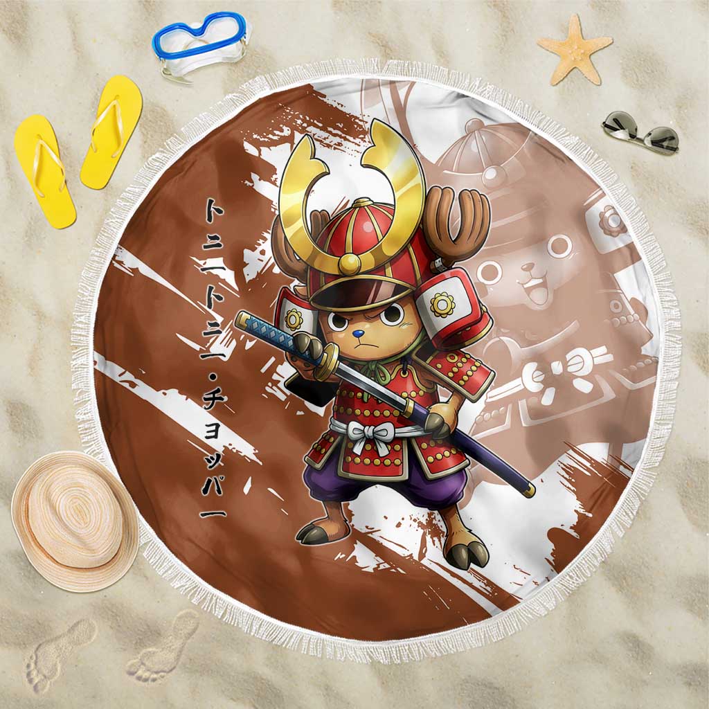 Tony Tony Chopper in Samurai Armor Beach Blanket Wano-Inspired Chibi Warrior Style