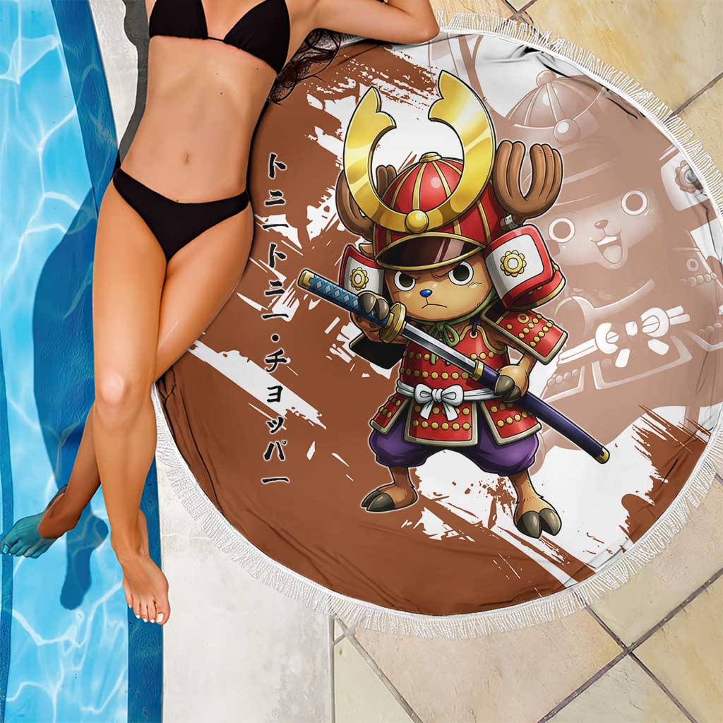 Tony Tony Chopper in Samurai Armor Beach Blanket Wano-Inspired Chibi Warrior Style