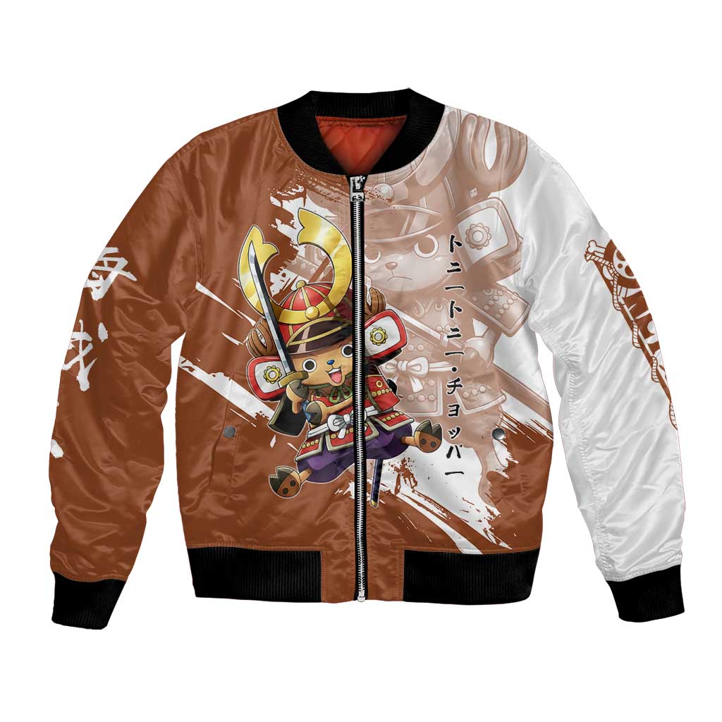 Tony Tony Chopper in Samurai Armor Bomber Jacket Wano-Inspired Chibi Warrior Style