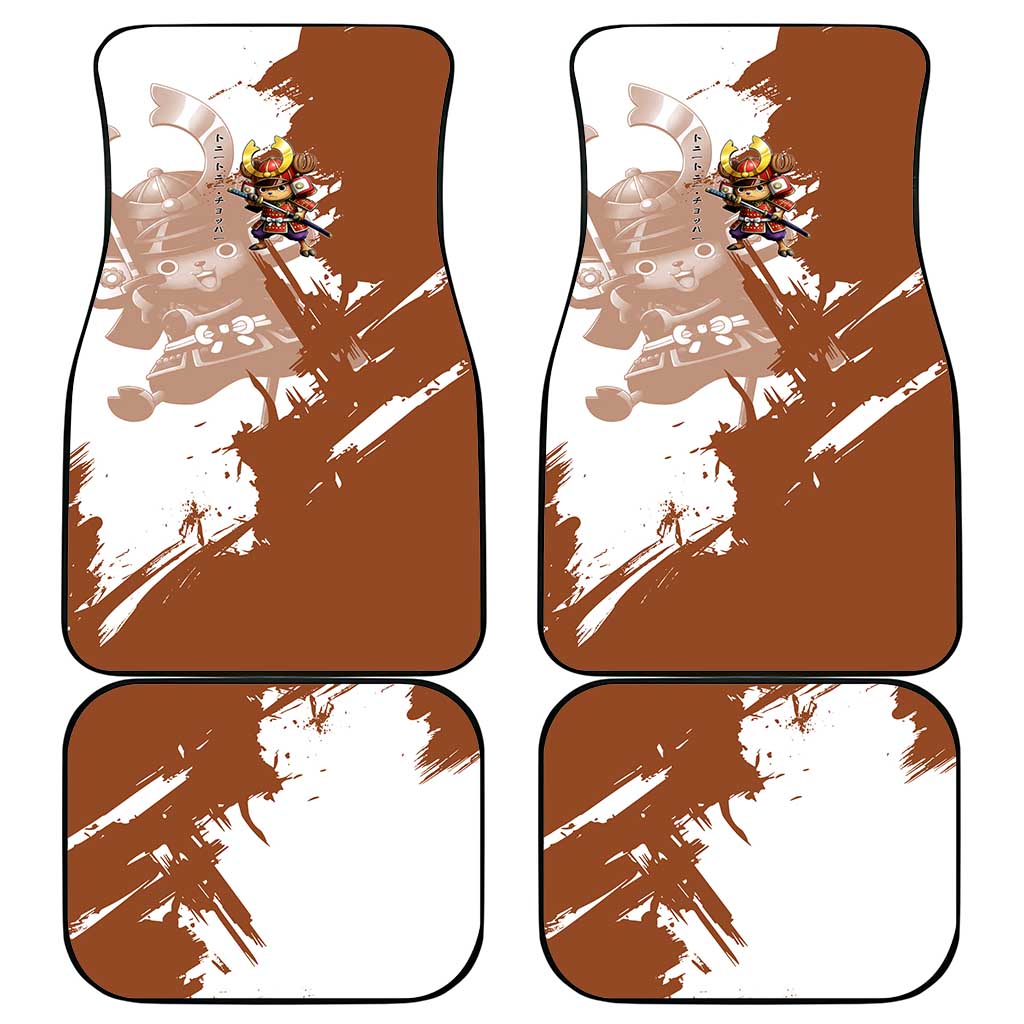 Tony Tony Chopper in Samurai Armor Car Mats Wano-Inspired Chibi Warrior Style