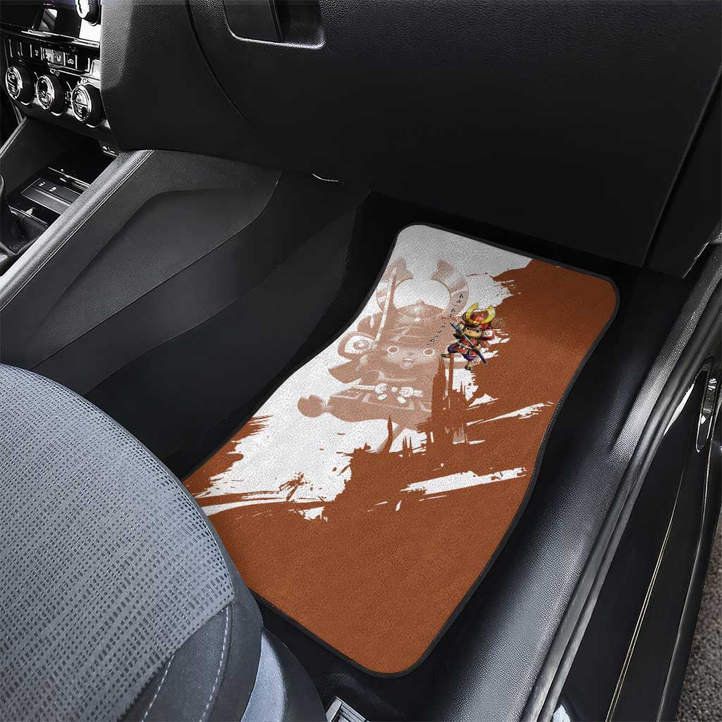 Tony Tony Chopper in Samurai Armor Car Mats Wano-Inspired Chibi Warrior Style