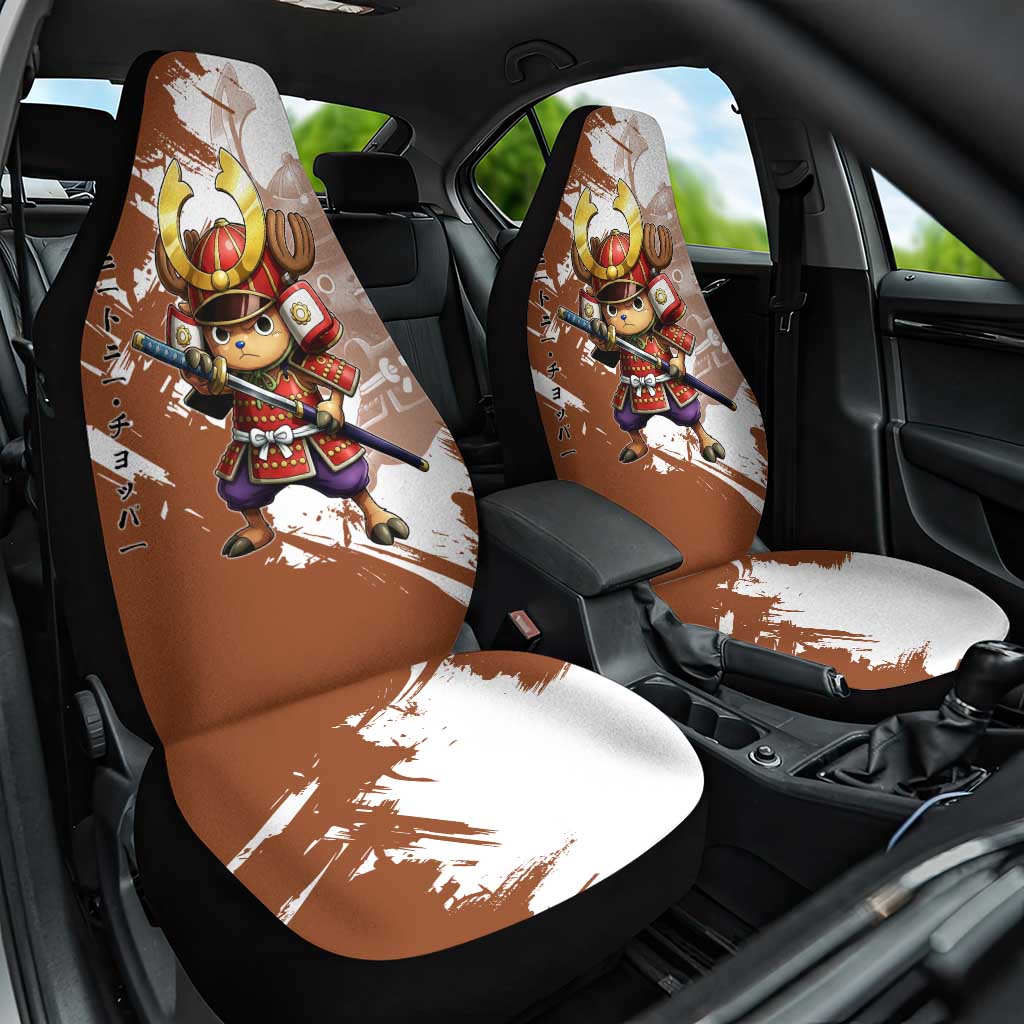 Tony Tony Chopper in Samurai Armor Car Seat Cover Wano-Inspired Chibi Warrior Style