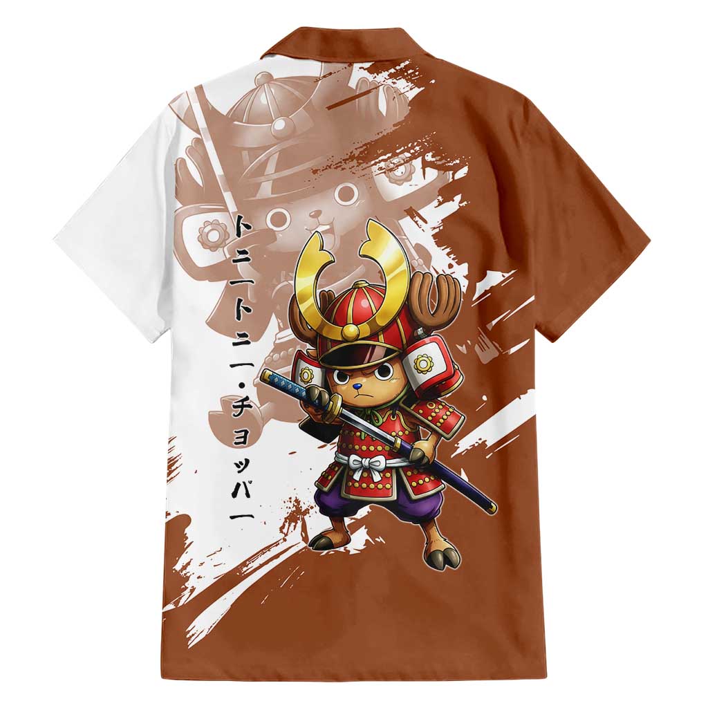 Tony Tony Chopper in Samurai Armor Family Matching Tank Maxi Dress and Hawaiian Shirt Wano-Inspired Chibi Warrior Style