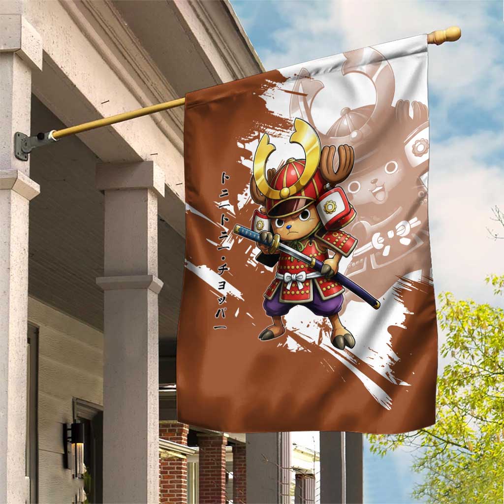Tony Tony Chopper in Samurai Armor Garden Flag Wano-Inspired Chibi Warrior Style