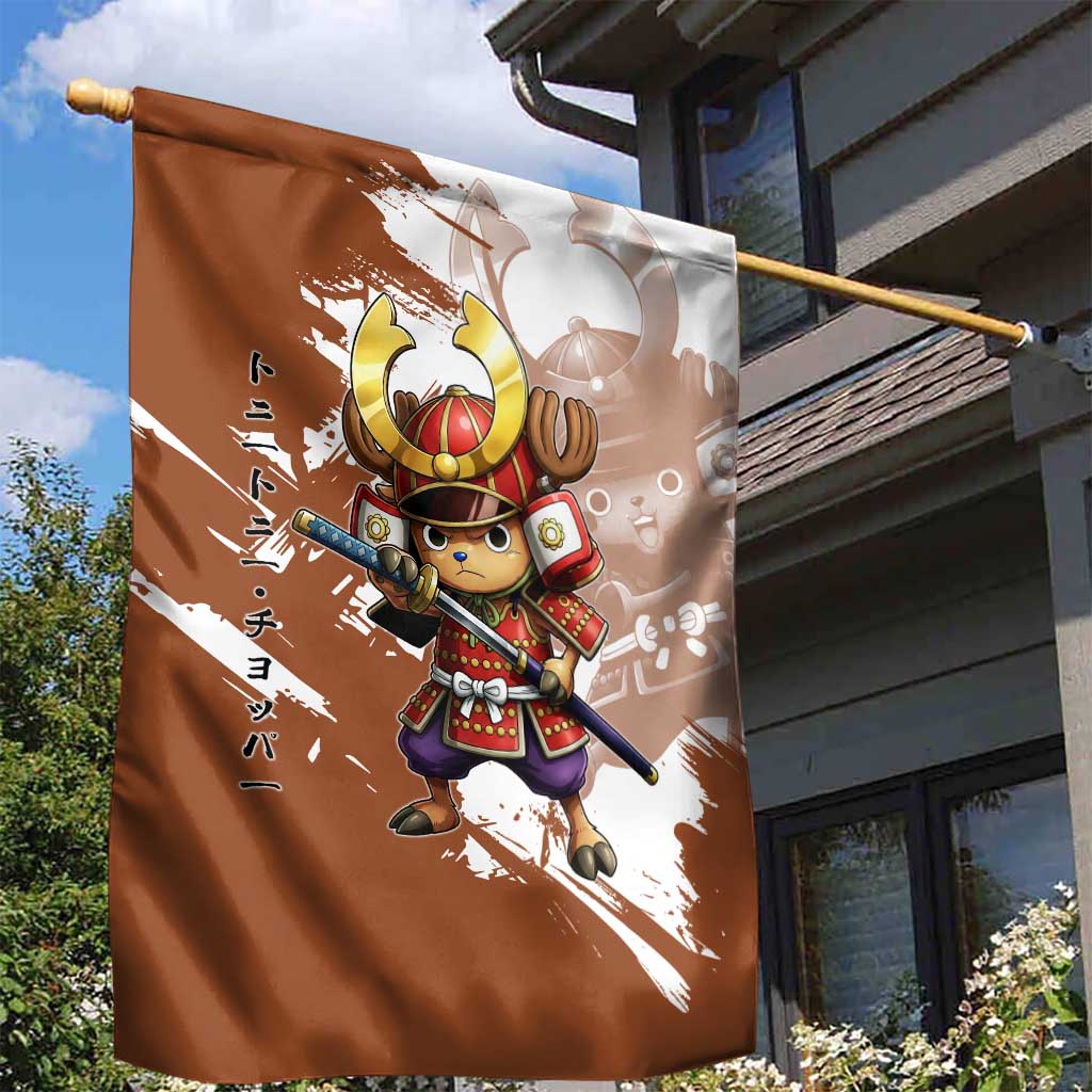 Tony Tony Chopper in Samurai Armor Garden Flag Wano-Inspired Chibi Warrior Style