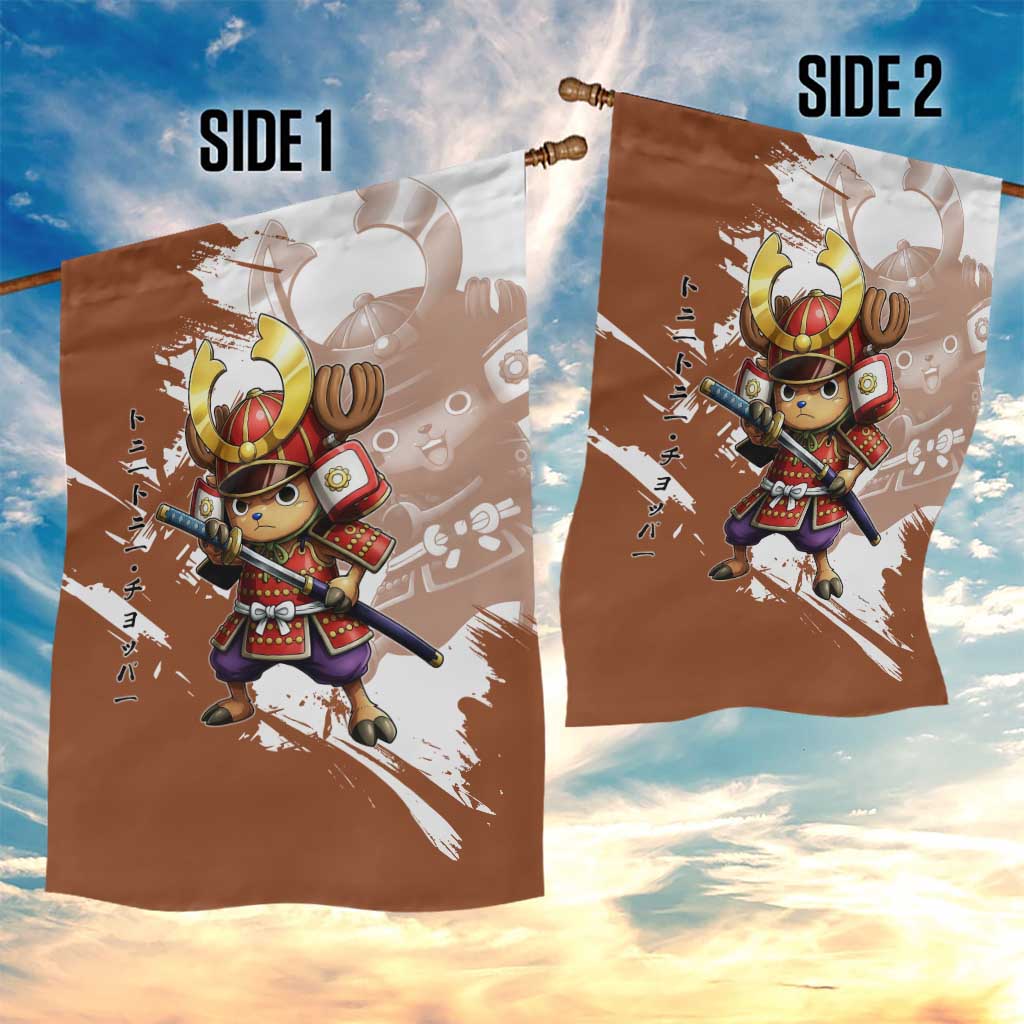 Tony Tony Chopper in Samurai Armor Garden Flag Wano-Inspired Chibi Warrior Style