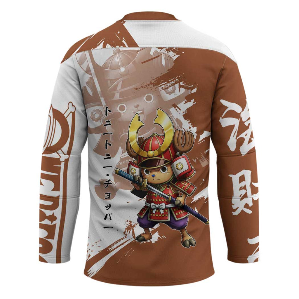 Tony Tony Chopper in Samurai Armor Hockey Jersey Wano-Inspired Chibi Warrior Style
