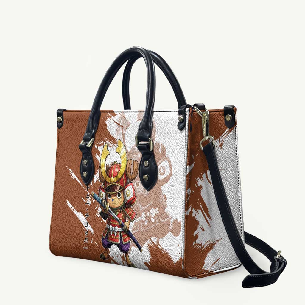 Tony Tony Chopper in Samurai Armor Leather Bag Wano-Inspired Chibi Warrior Style