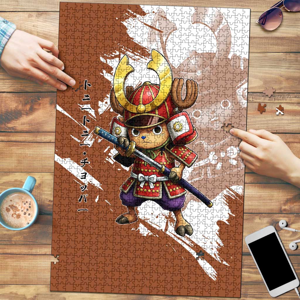 Tony Tony Chopper in Samurai Armor Puzzle Wano-Inspired Chibi Warrior Style