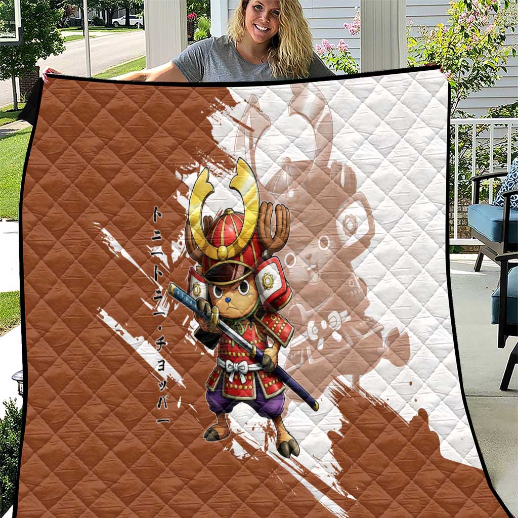 Tony Tony Chopper in Samurai Armor Quilt Wano-Inspired Chibi Warrior Style
