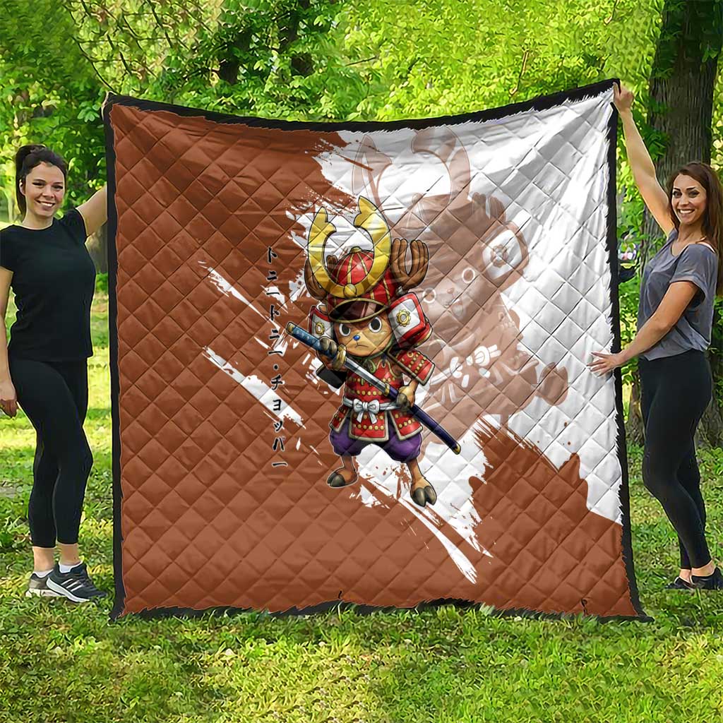 Tony Tony Chopper in Samurai Armor Quilt Wano-Inspired Chibi Warrior Style