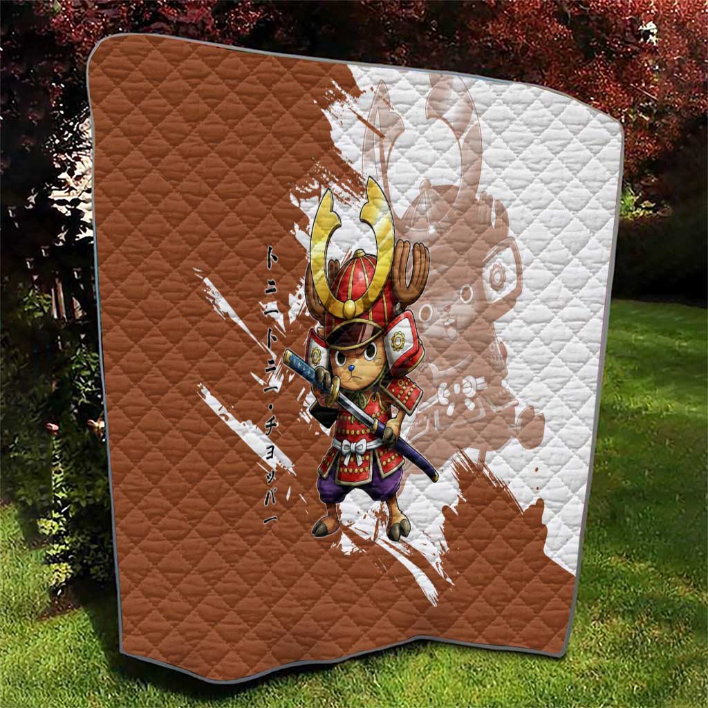 Tony Tony Chopper in Samurai Armor Quilt Wano-Inspired Chibi Warrior Style