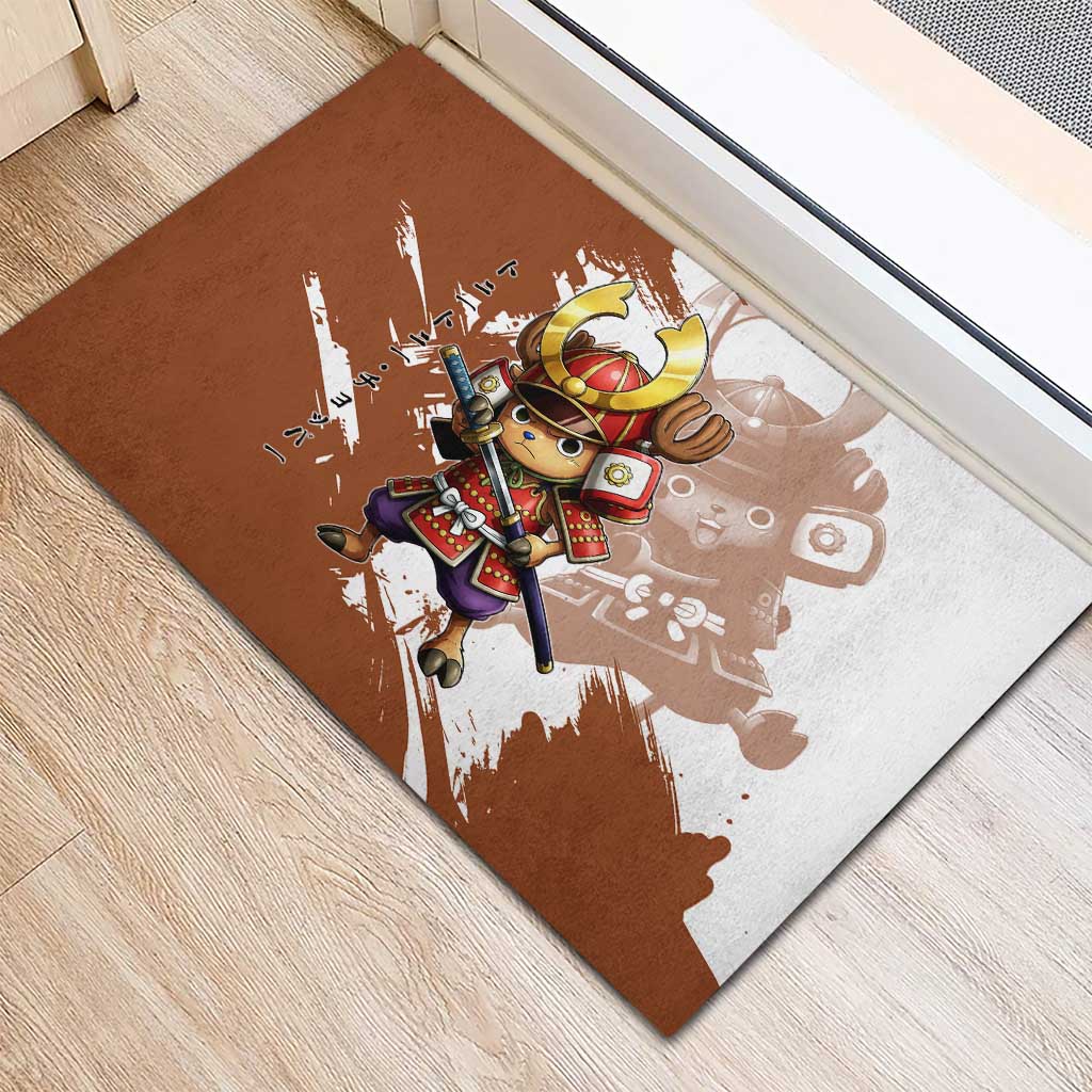 Tony Tony Chopper in Samurai Armor Rubber Doormat Wano-Inspired Chibi Warrior Style