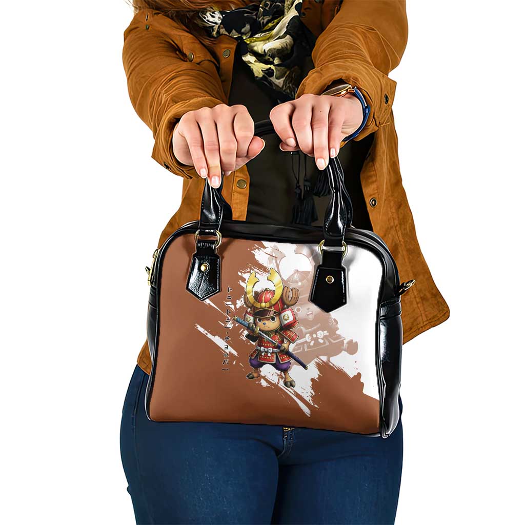 Tony Tony Chopper in Samurai Armor Shoulder Handbag Wano-Inspired Chibi Warrior Style
