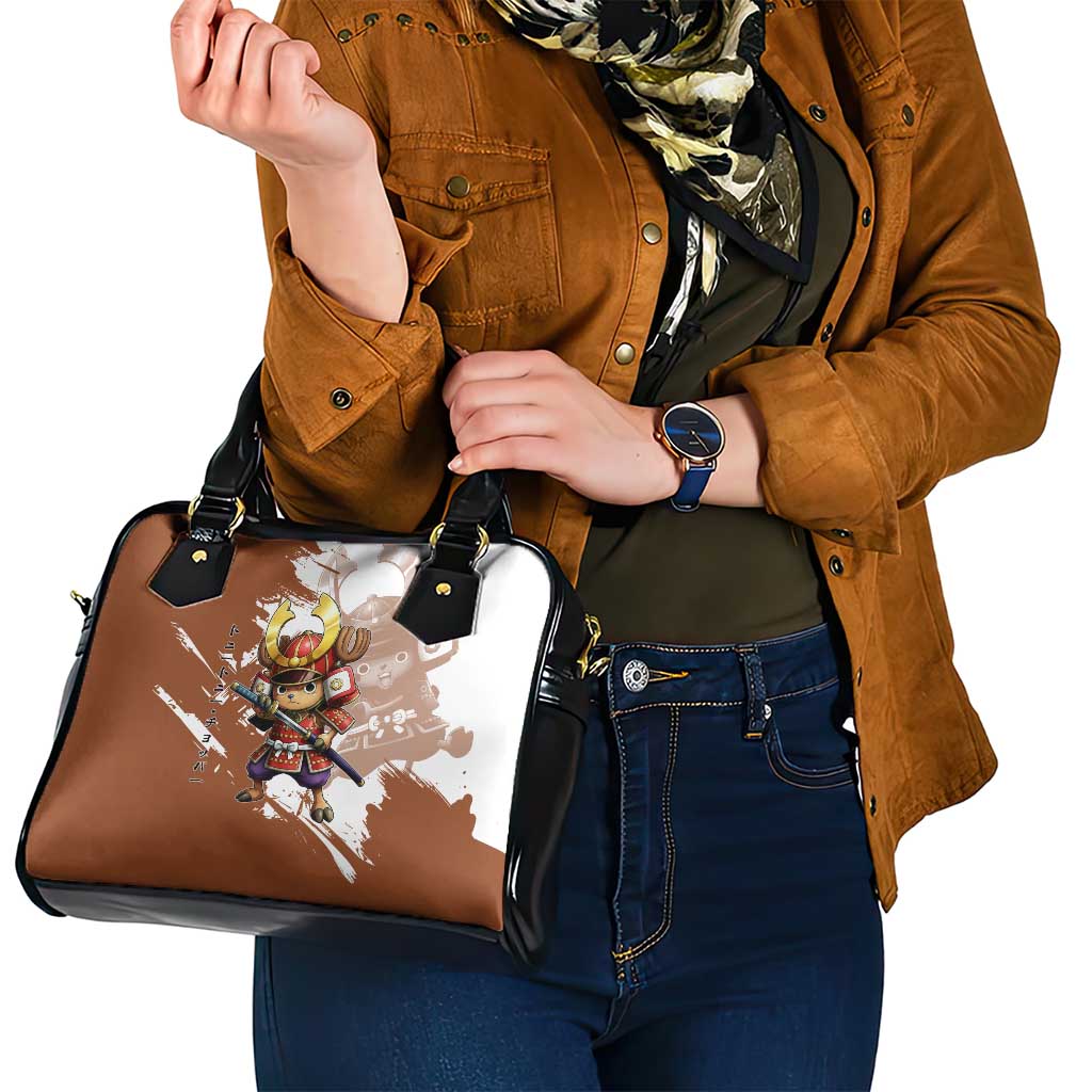 Tony Tony Chopper in Samurai Armor Shoulder Handbag Wano-Inspired Chibi Warrior Style