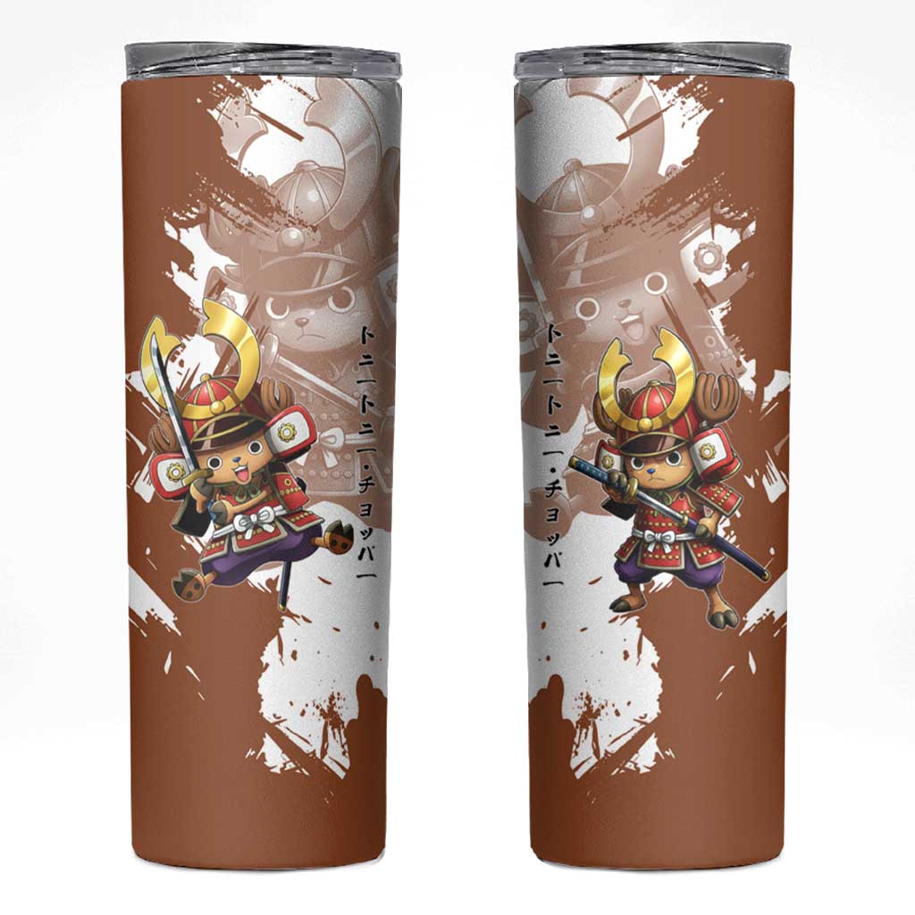 Tony Tony Chopper in Samurai Armor Skinny Tumbler Wano-Inspired Chibi Warrior Style