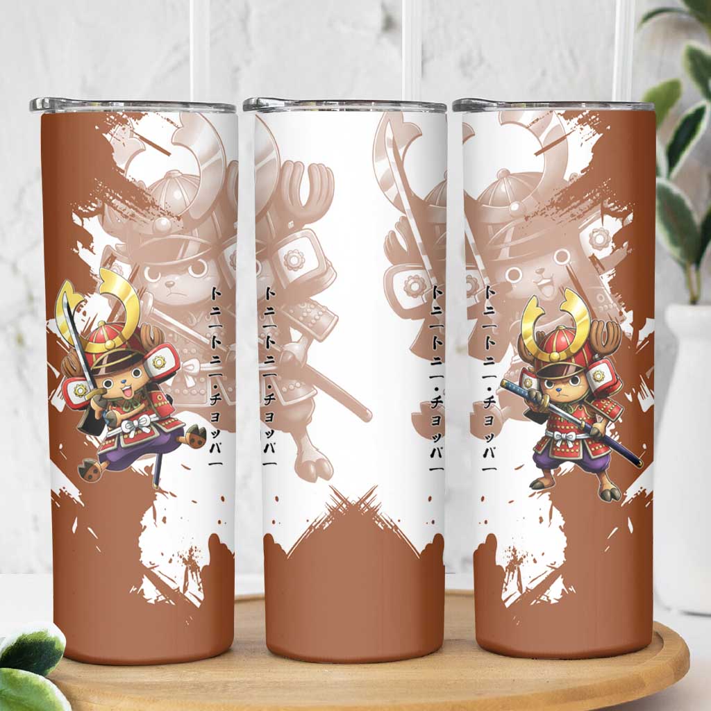 Tony Tony Chopper in Samurai Armor Skinny Tumbler Wano-Inspired Chibi Warrior Style