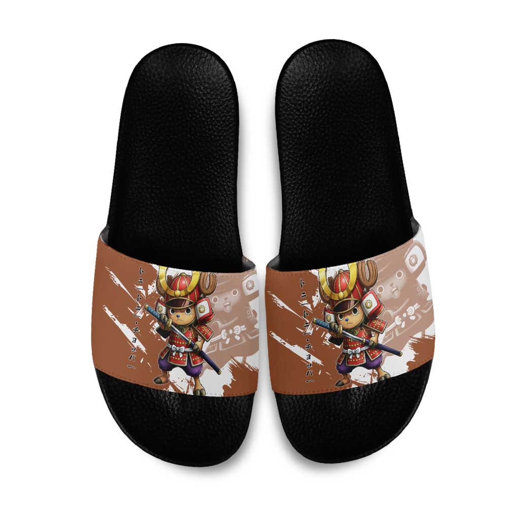 Tony Tony Chopper in Samurai Armor Slide Sandals Wano-Inspired Chibi Warrior Style