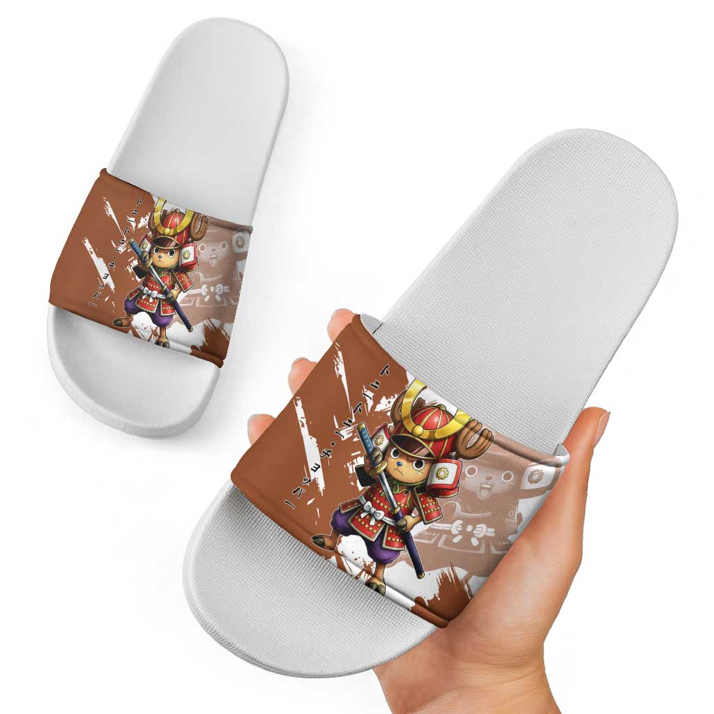 Tony Tony Chopper in Samurai Armor Slide Sandals Wano-Inspired Chibi Warrior Style