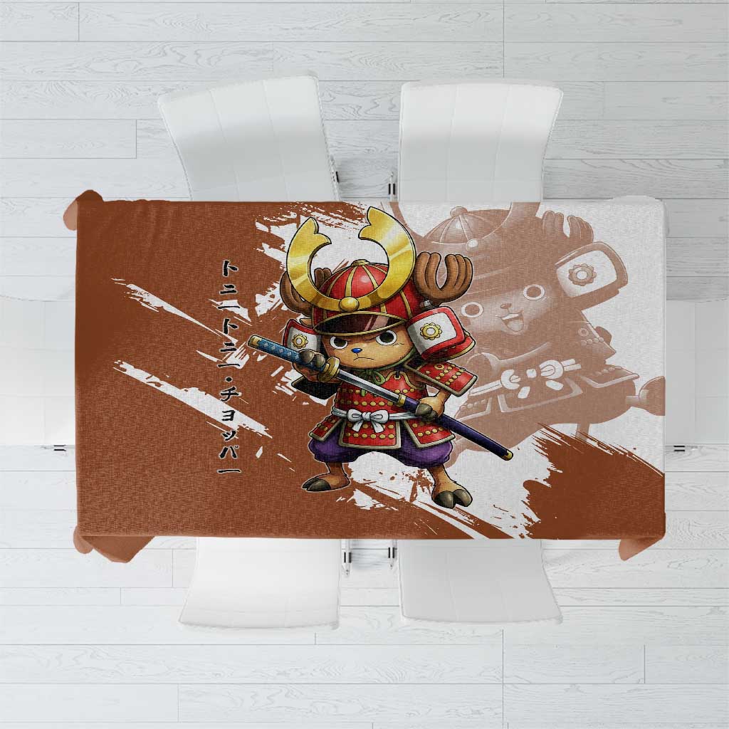 Tony Tony Chopper in Samurai Armor Tablecloth Wano-Inspired Chibi Warrior Style