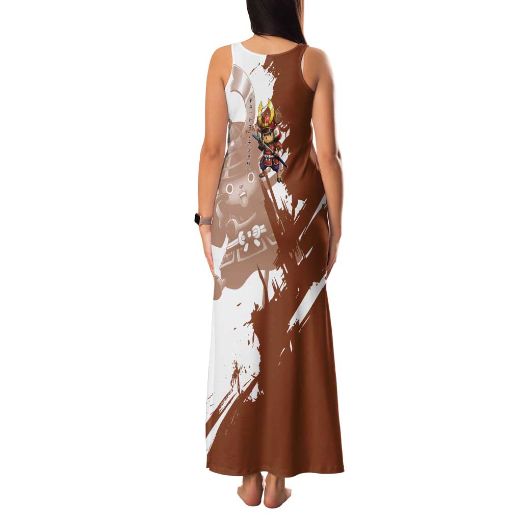 Tony Tony Chopper in Samurai Armor Tank Maxi Dress Wano-Inspired Chibi Warrior Style