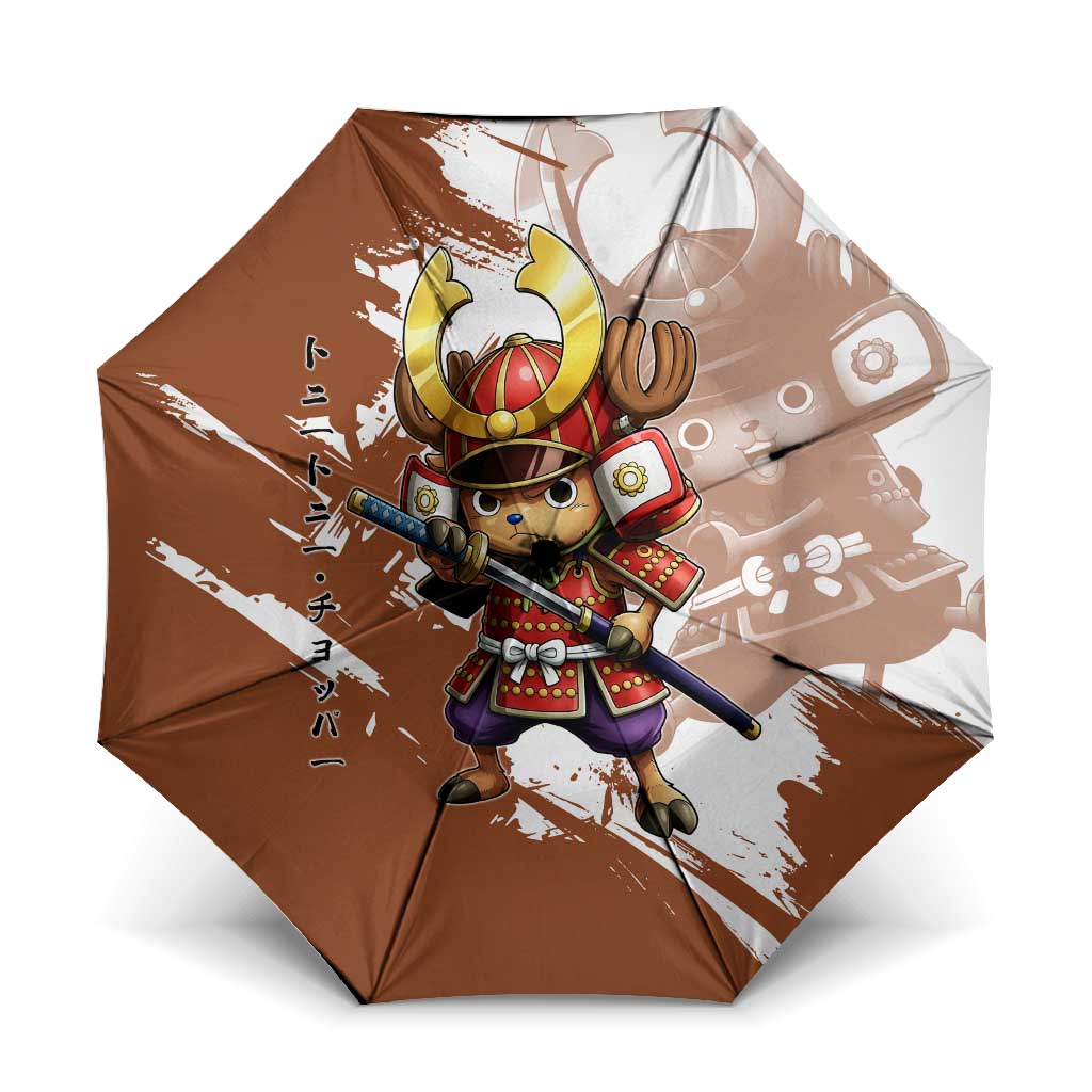 Tony Tony Chopper in Samurai Armor Umbrella Wano-Inspired Chibi Warrior Style