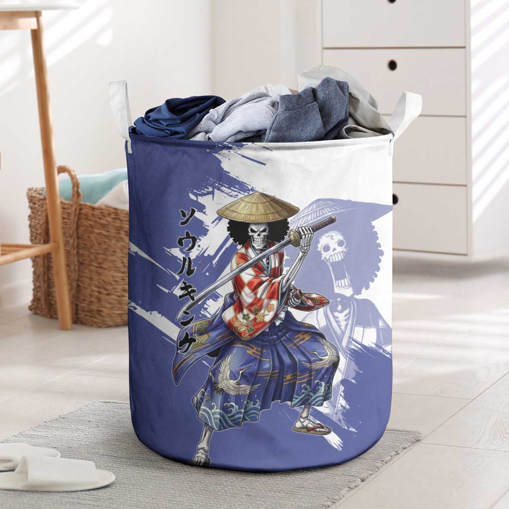 Brook in Wano Samurai Attire Laundry Basket Soul King Brook - Traditional Japanese Style