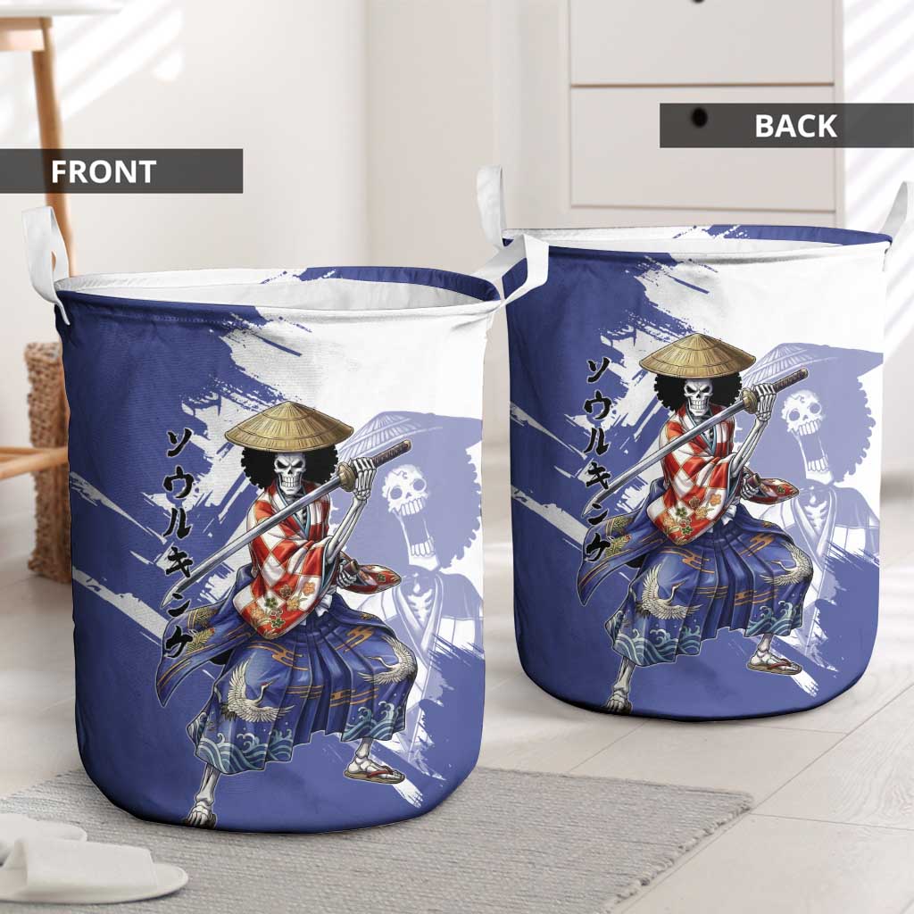 Brook in Wano Samurai Attire Laundry Basket Soul King Brook - Traditional Japanese Style