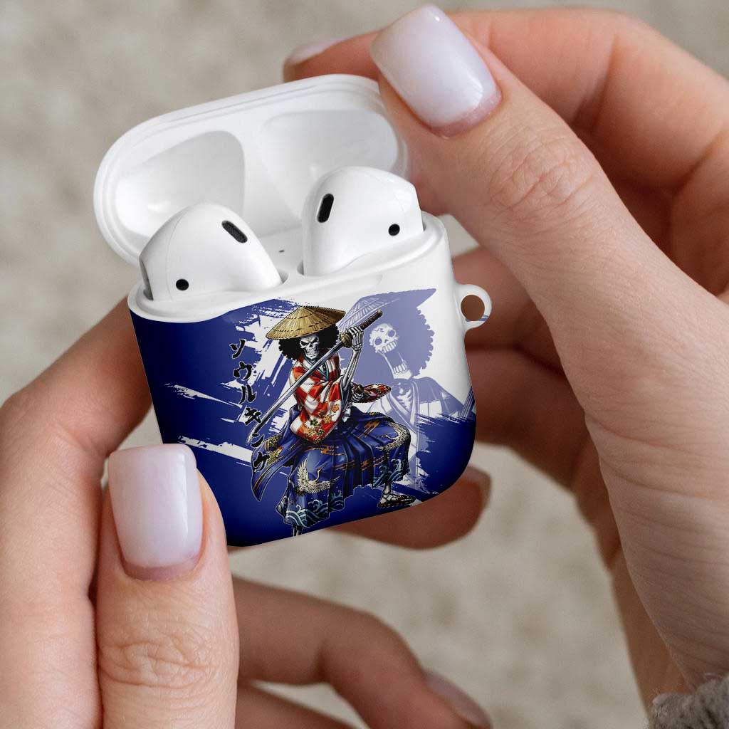 Brook in Wano Samurai Attire AirPods Case Soul King Brook - Traditional Japanese Style