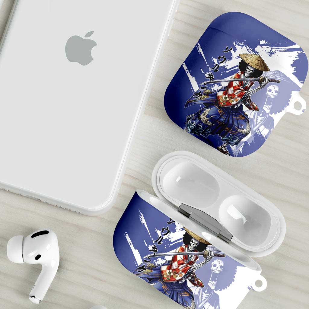 Brook in Wano Samurai Attire AirPods Case Soul King Brook - Traditional Japanese Style