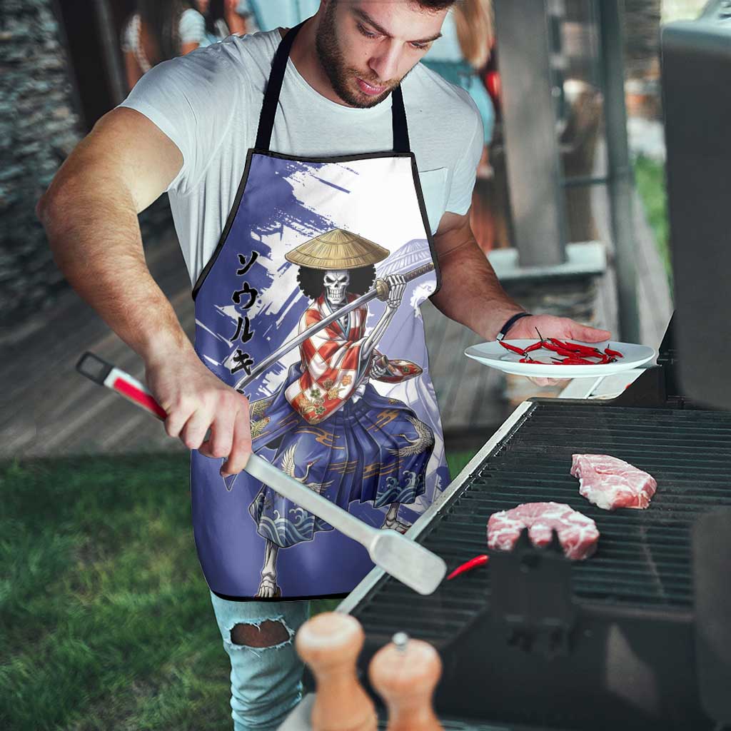 Brook in Wano Samurai Attire Apron Soul King Brook - Traditional Japanese Style