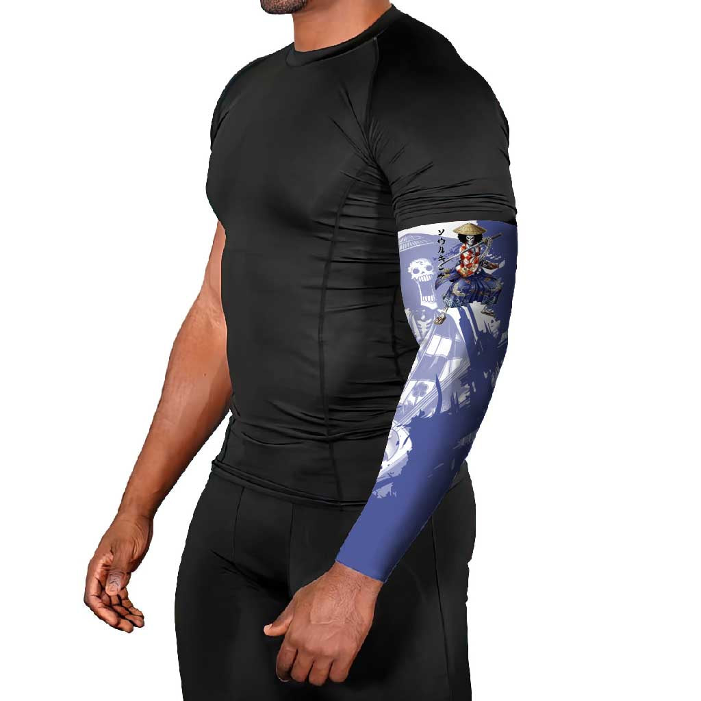 Brook in Wano Samurai Attire Arm Sleeves Soul King Brook - Traditional Japanese Style
