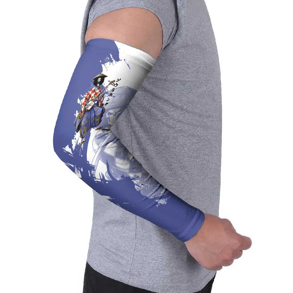 Brook in Wano Samurai Attire Arm Sleeves Soul King Brook - Traditional Japanese Style